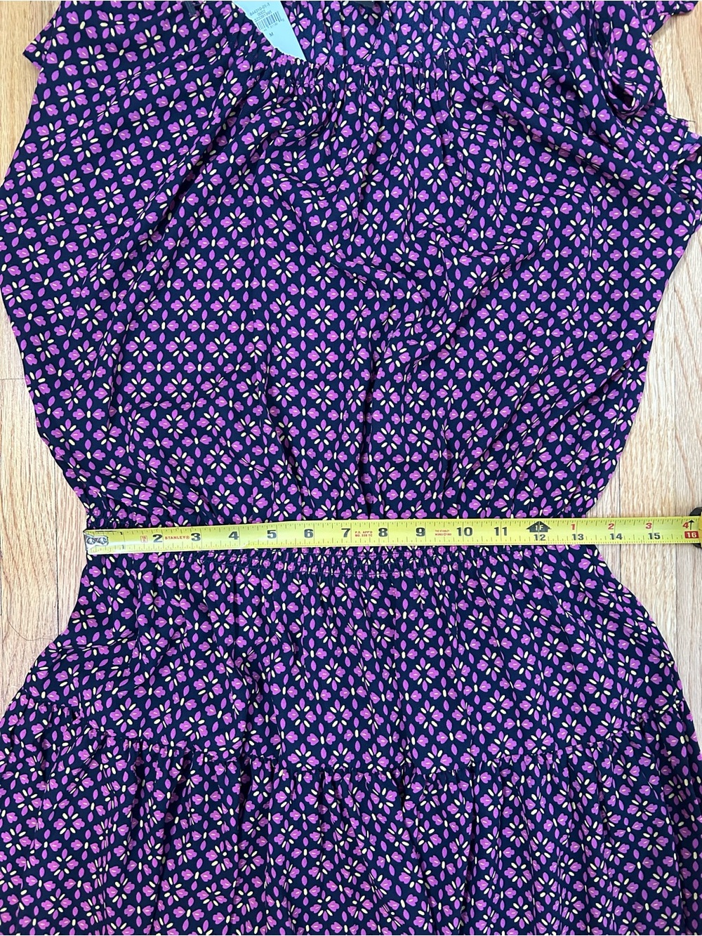 NWT Banana Republic Shirred Neck Drop Waist Midi Dress - Picture 11 of 12